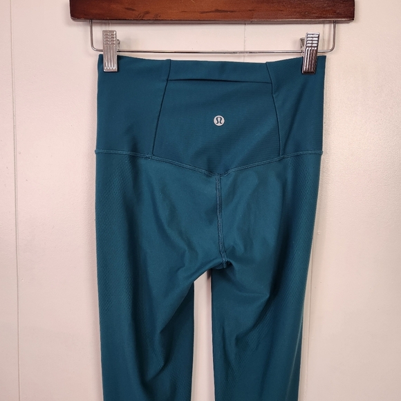 Lululemon Mapped Out High-Rise Tight 28" Leggings Laguna Green Size 4 Activewear - Picture 7 of 8